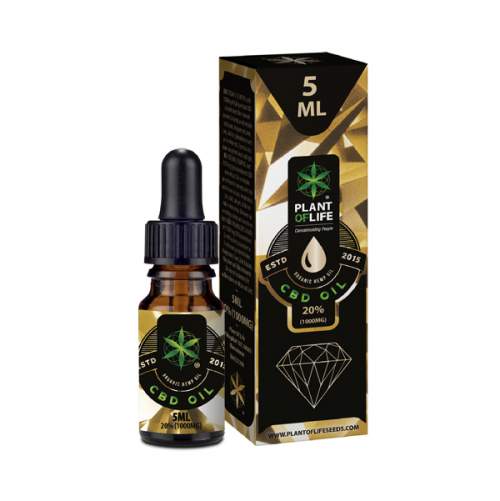 20% CBD OIL (5ml) PLANT OF LIFE